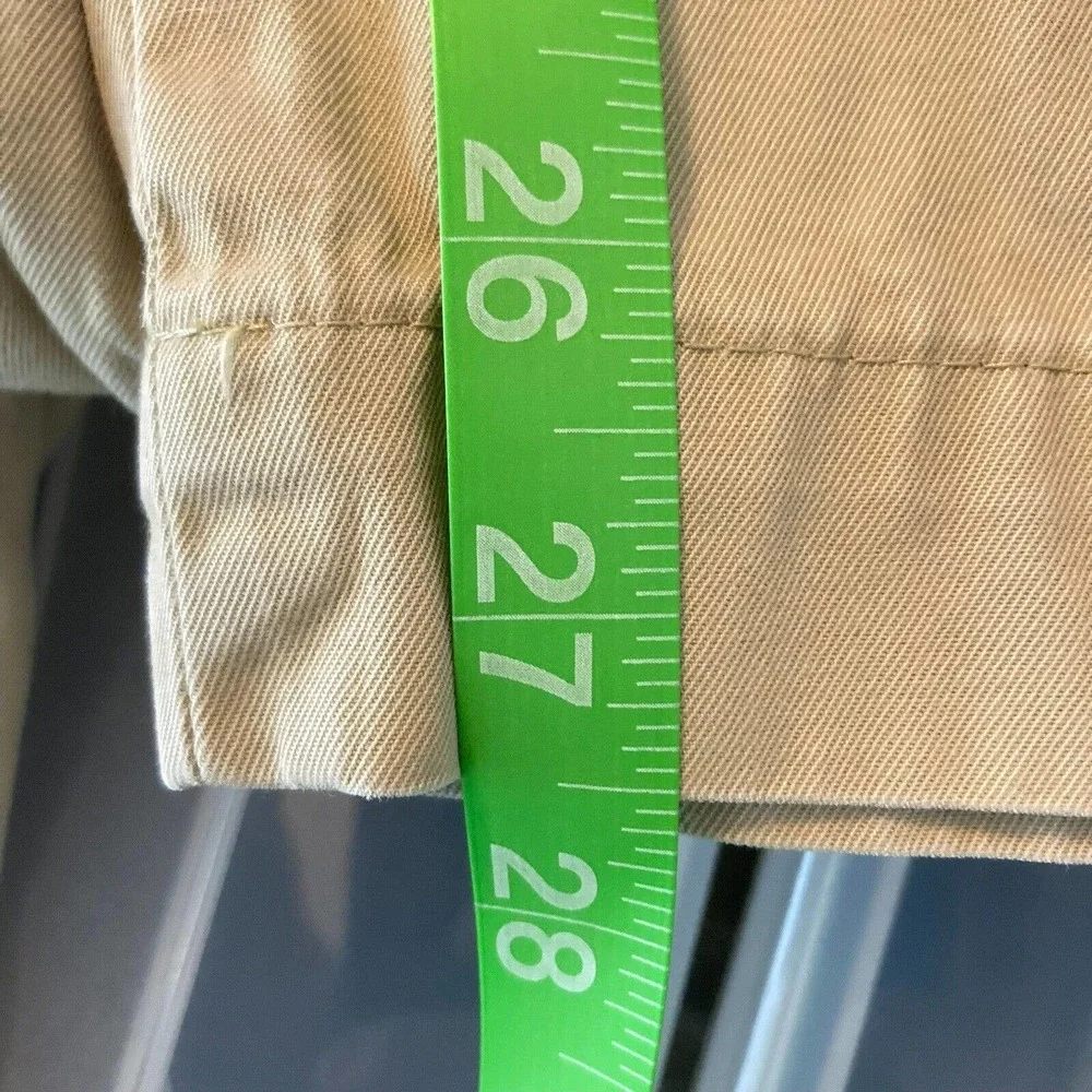 Banana Republic Pants Mens Sz 34 Beige Chino Aiden Fit Straight Leg Cotton Khaki